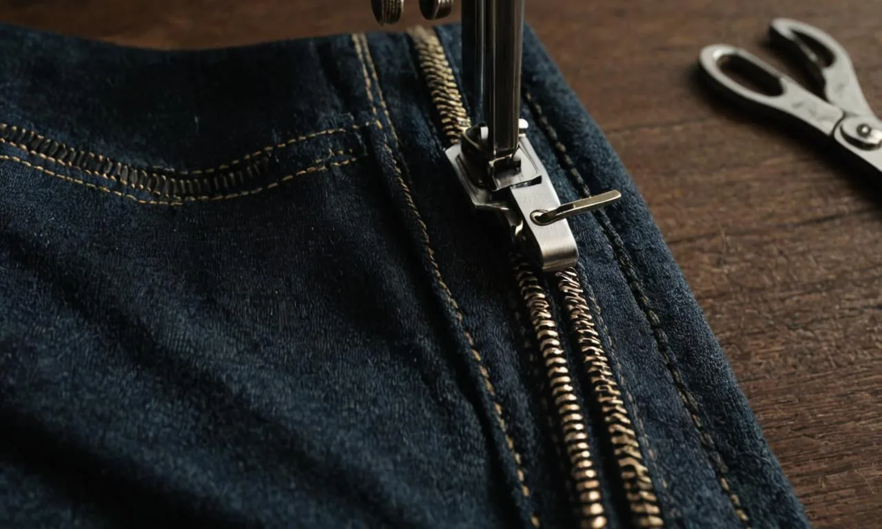Jak opravit zip u kalhot