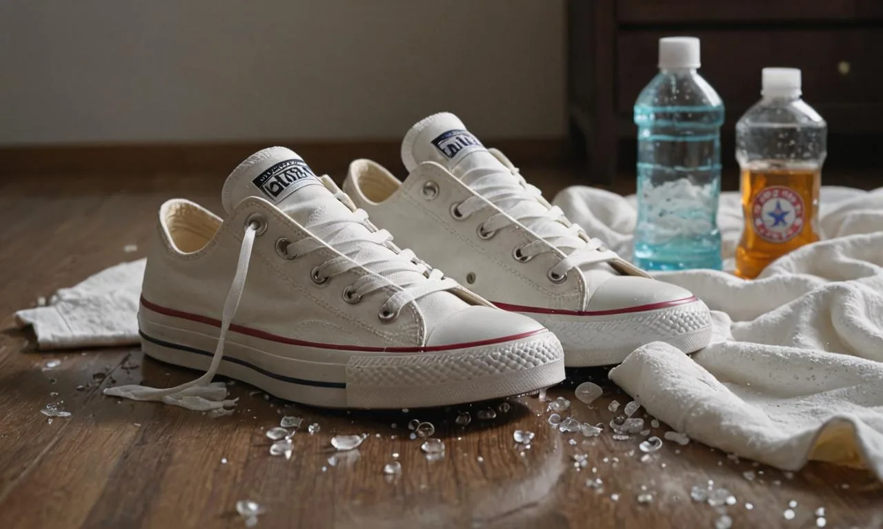 Jak vyčistit bílé Converse