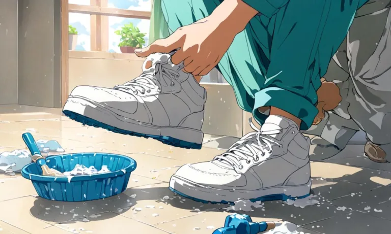 Jak vyčistit bílé boty