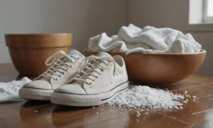 Jak vyčistit bílé plátěné tenisky